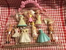Disney Princess Tinker Bell Carry Case x 7 mini figurines x 2 outfits
