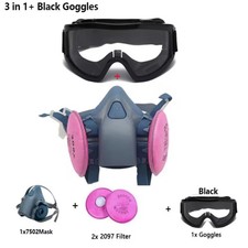 3M Half Face Respirator Mask P100 Particulate Welding Painting Dust Construction