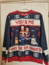 Couple You & Me And The Fur Babies Cartoon Style - Christmas Gift For Pet Lovers