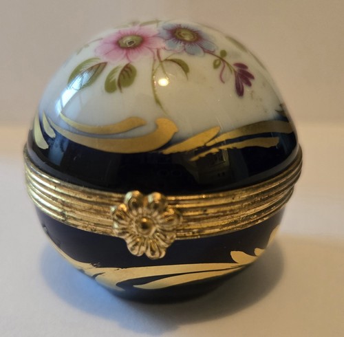 Vintage limoges round trinket - vintage,