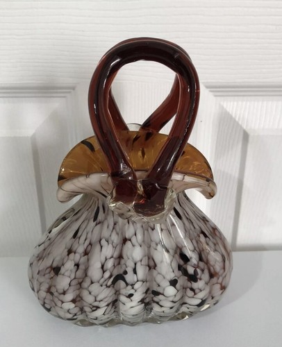 Vintage art hand blown glass - hand,