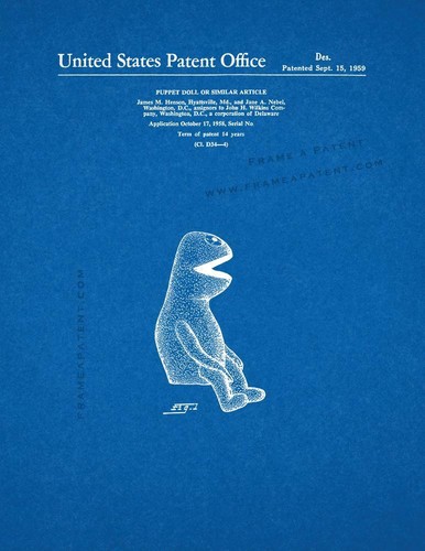 Kermit the frog - kermit, patent