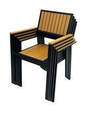 Deluxe garden bistro chairs - deluxe,