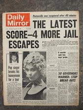 Newspapers 1966 back issues  Birthday Gift Tabloid and Broadsheets