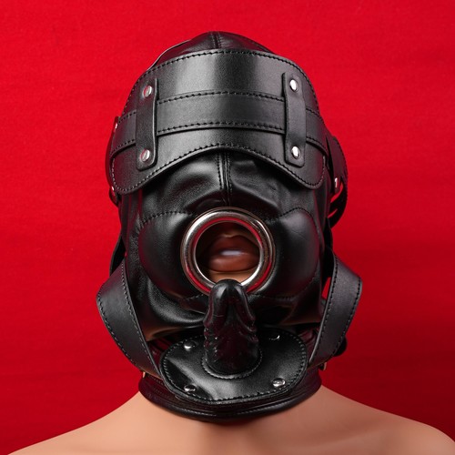 Bdsm hood blindfold head - hood,