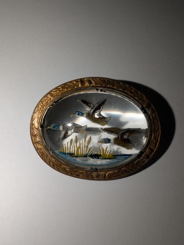Mizpah rock crystal - mizpah, reverse