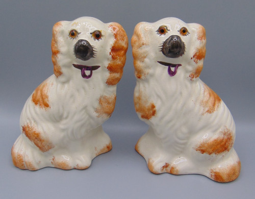 Pair antique staffordshire - pair, of