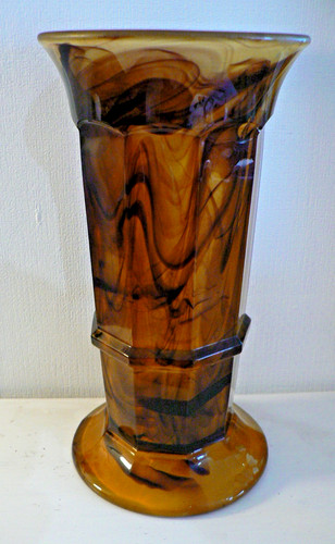 Art nouveau large amber - art,
