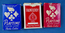 3 decks of miniature Playing