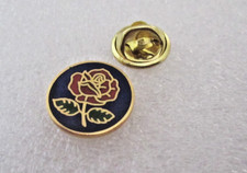 England Rugby Union Red Rose Round Pin Badge