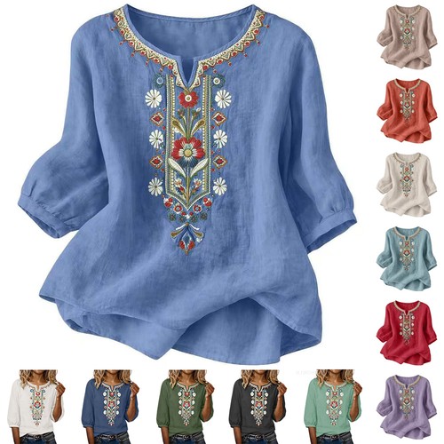 Ladies summer neck linen - summer,