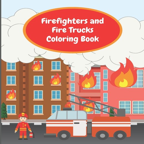 Firefighters and fire trucks - firefighters,