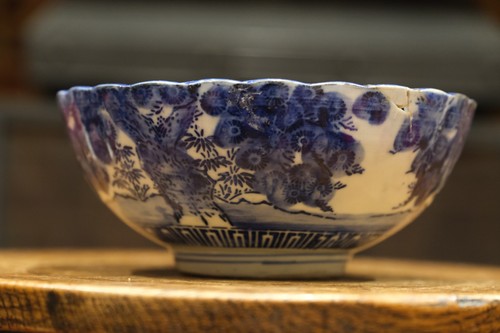 Japanese arita imari blue - blue, &