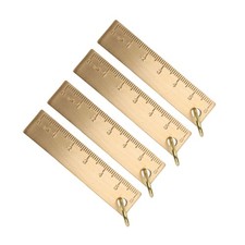 4PCS 6cm Small Ruler 3mm