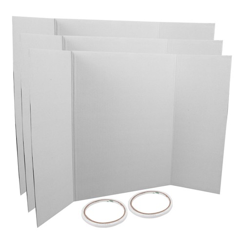 Foldable white trifold poster - foldable,