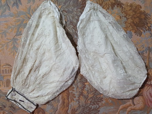 Antique lace dress - dress, sleeves