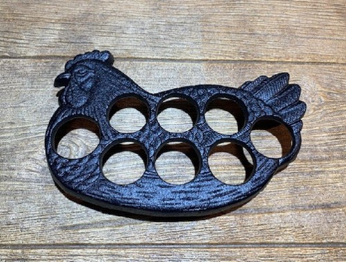 Cast iron chicken - cast, holder