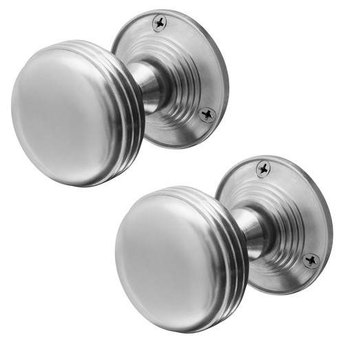 Lined door knobs - door,