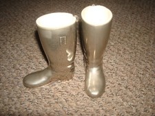 SILVER PLATED Riding Boots SHOT SPIRIT MEASURES Made In England
