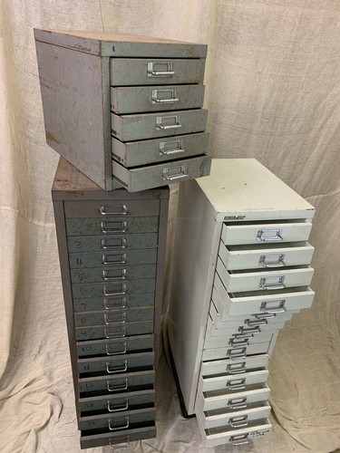 Three bisley and stor metal - and,