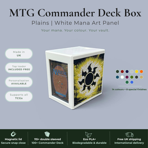 Mtg commander deck box - commander,