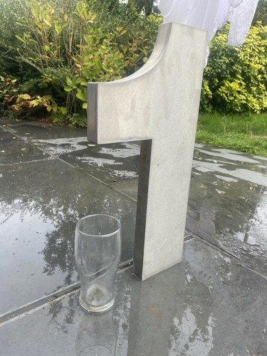 Large metal sign vintage - metal,