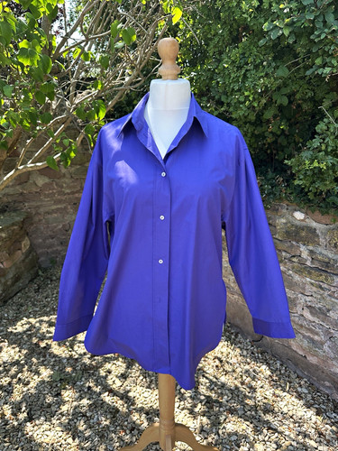 Massimo dutti purple collared - massimo,