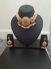Indian Choker and Earring Set