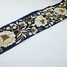 1m 7.5cm black cream gold