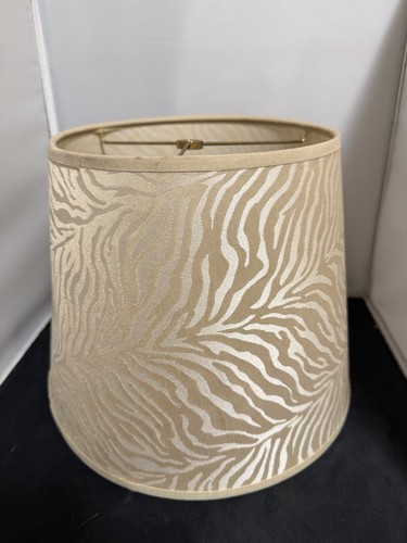 Beige cream zebra print fabric - print,