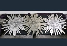 PINTDECOR ITALIA Large 3D Laser Cut Silver/Black Wall Art 160x63x7 Cm