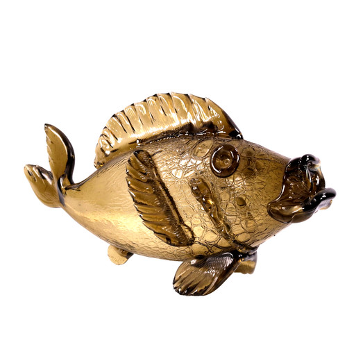 Murano glass fish figurine mid - murano,