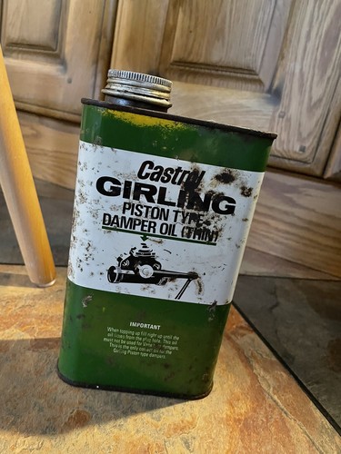 Old castrol oil can - old,