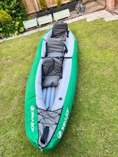 Inflatable Sevylor canoe 3 people