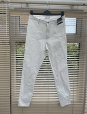 Primark Jeans Size 16 White Super Skinny -High Waist BNWT-women’s Denim & co
