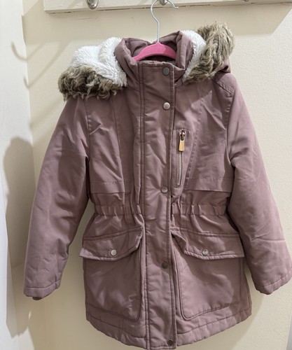 George girls pink hooded parka - girls,