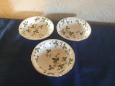Wedgwood  Wild Strawberry Cereal Bowls X 3