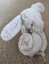 Jellycat Bashful Silver Bunny Soother BNWT SO4BSN With Fast UK shipping