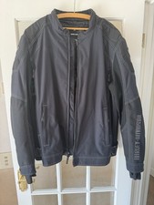 HARLEY DAVIDSON WILLY G MEN’S BLACK RIDING JACKET SIZE 2XL WITH ARMOUR