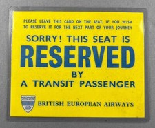 BEA BRITISH EUROPEAN AIRWAYS