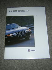 SAAB 9000CS/9000CD RANGES SALES BROCHURE 1994