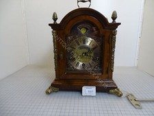 LARGE DUTCH WARMINK TABLE OR MANTEL BRACKET CLOCK WITH 3 MELODIES