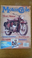 Classic Motorcycle April 1992, New Imperial, Royal Enfield, Triumph "T" bird, 