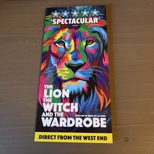 LION THE WITCH AND THE WARDROBE 2025 UK Tour Summer Theatre Flyer / Handbill