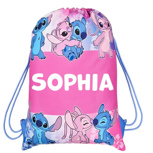 Lilo stitch drawstring bag - stitch,
