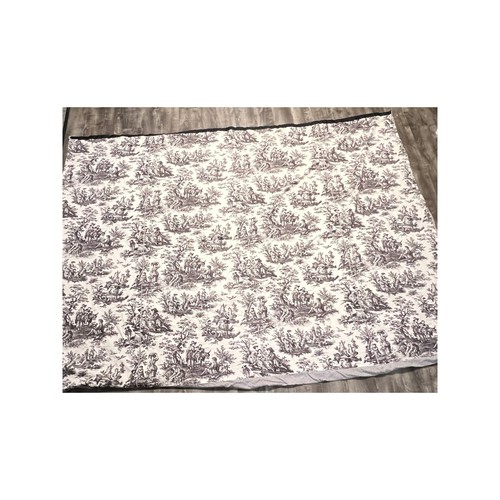 Vtg toile jouy reversible - de,