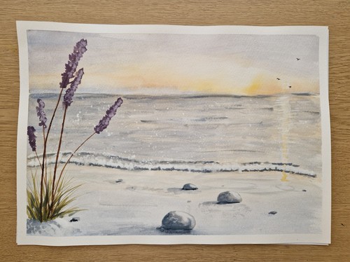 Beach scene original - beach,