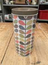 Vintage Style Orla Kiely Tall Round Storage Tin