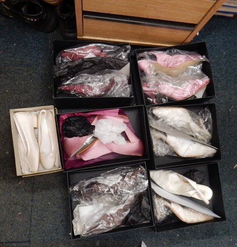 Vintage ladies wedding shoes - wedding,
