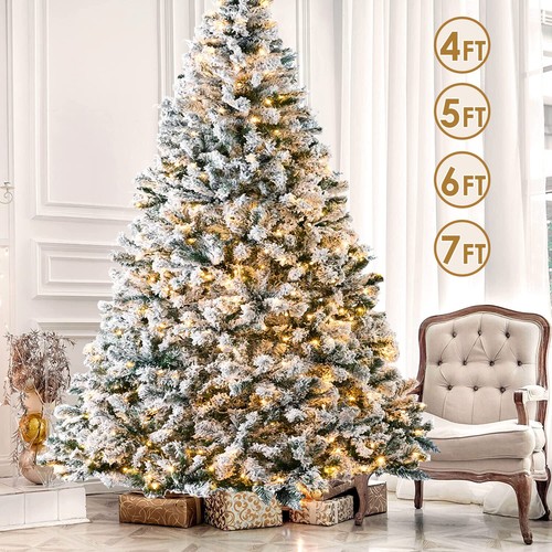 Snow covered christmas - christmas, tree